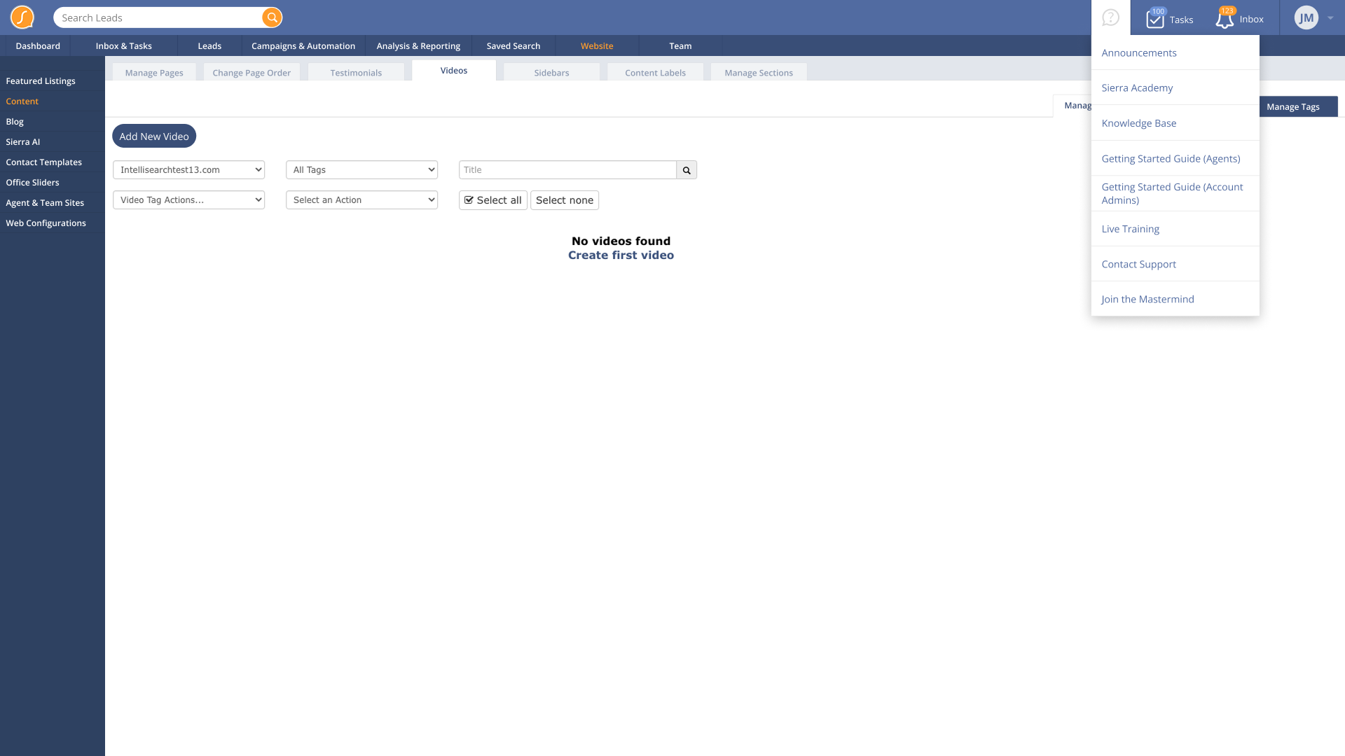 What's New Dropdown