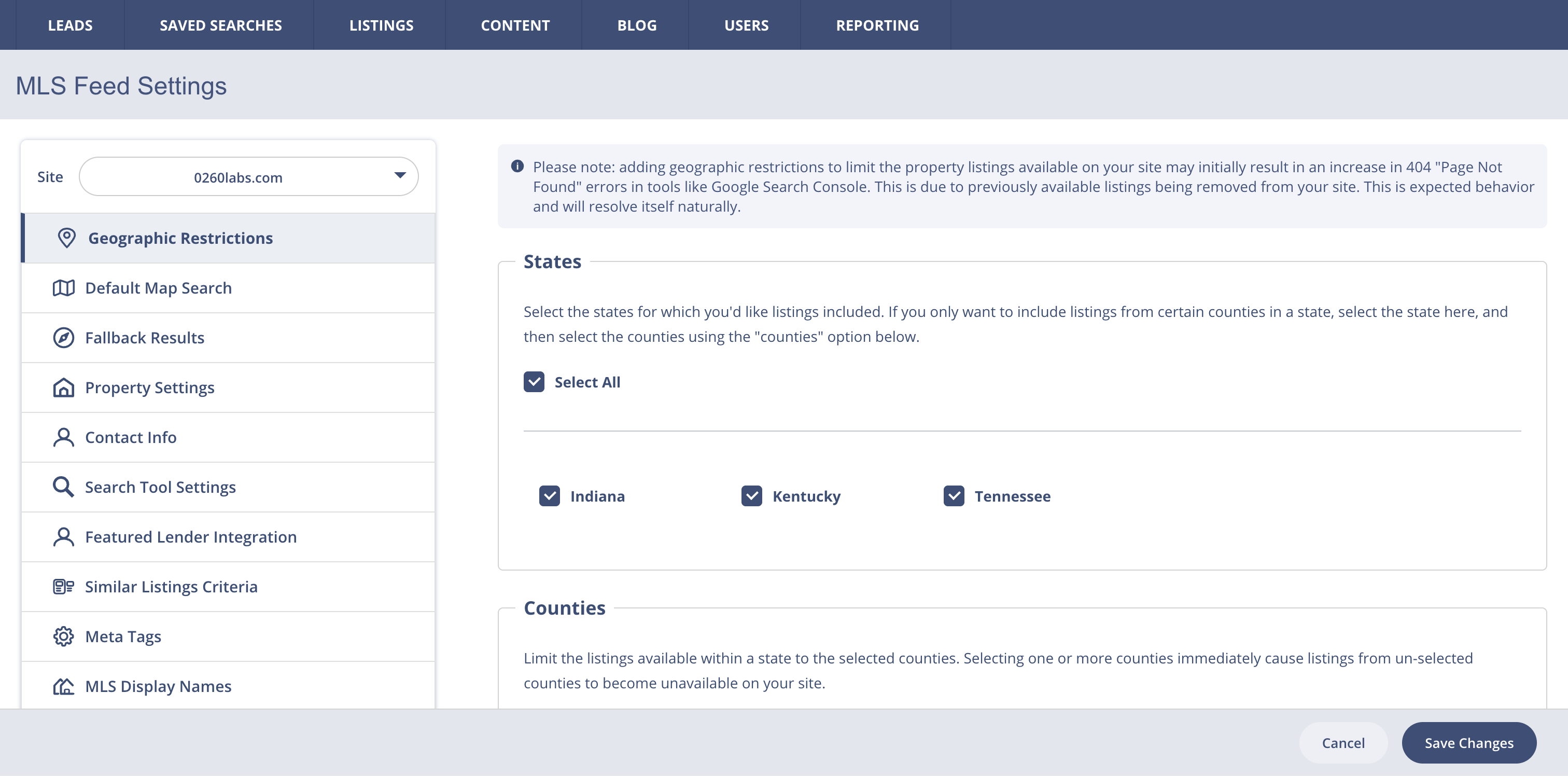 Sub-navigation style 3