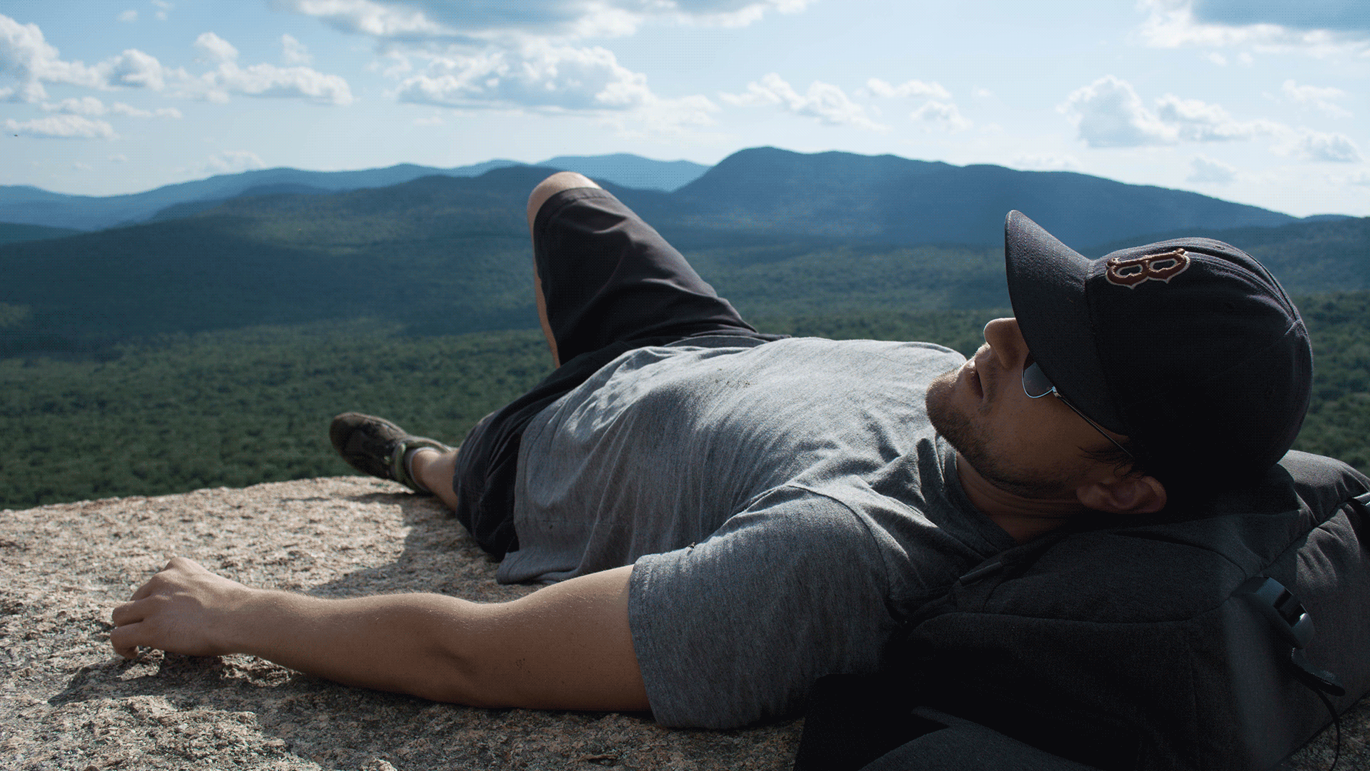 Jeff Muller on a mountain
