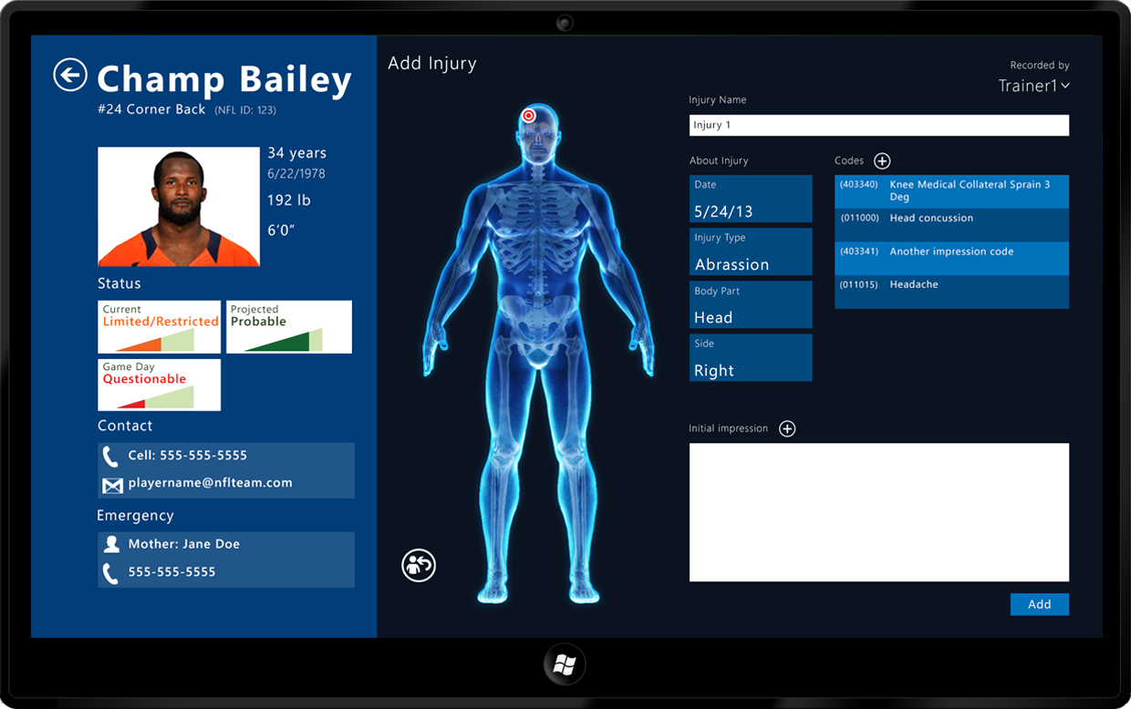 Football Player Injury Tracker