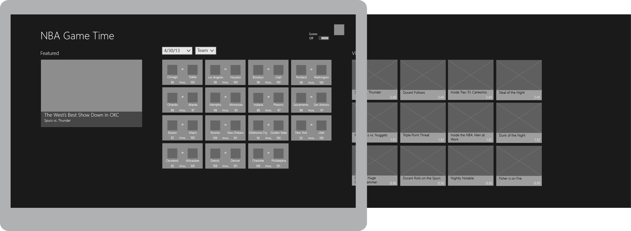 Basketball Game App screenshot