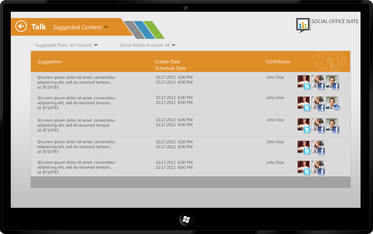 Social Office Suite screenshot