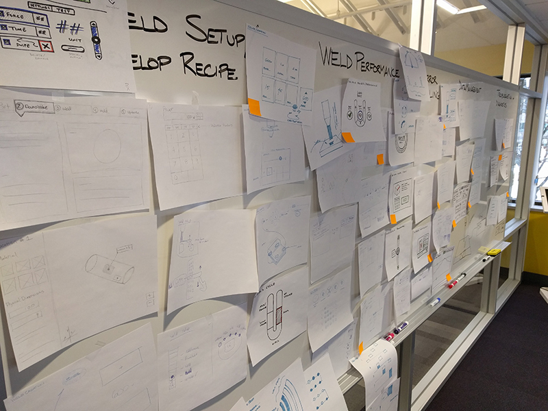 Ultrasonic Welding HMI screenshot
