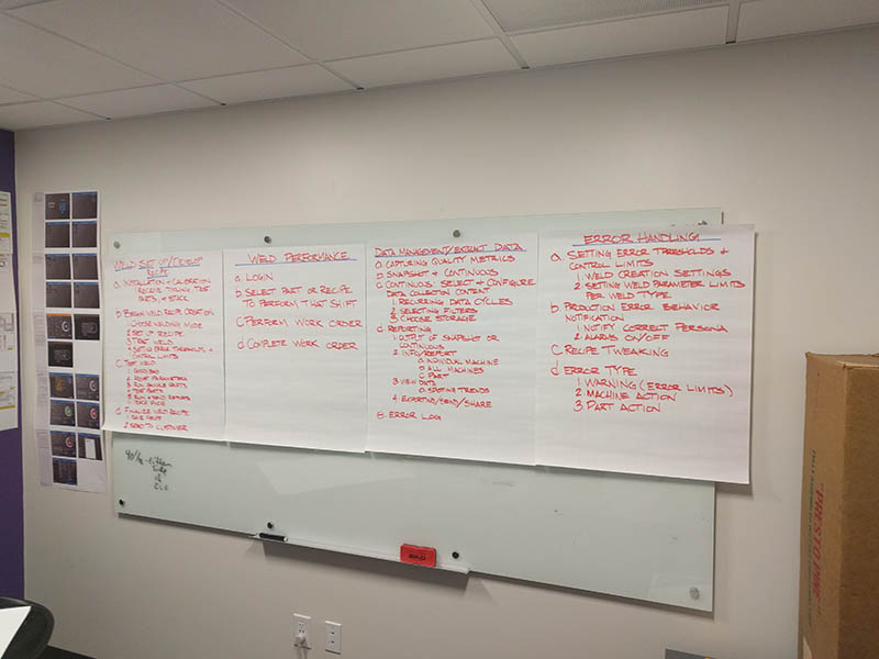 Ultrasonic Welding HMI screenshot