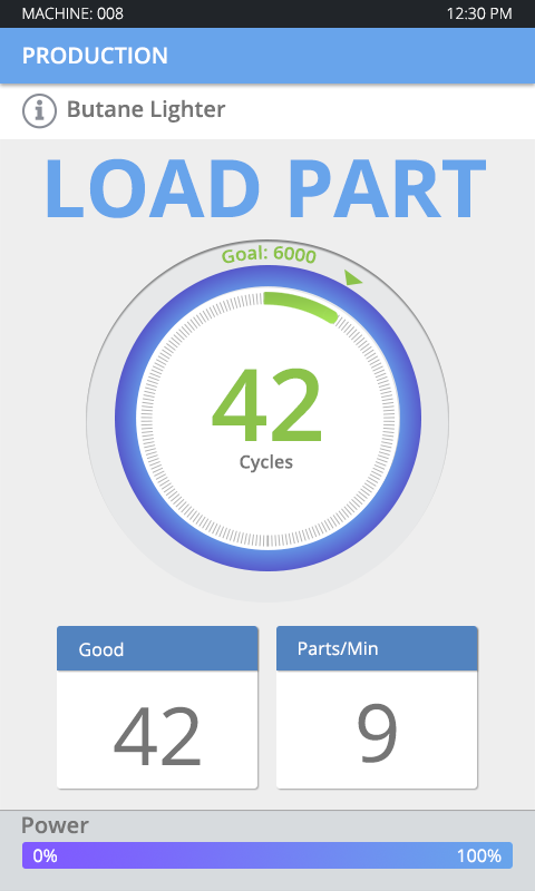 Ultrasonic Welding HMI screenshot