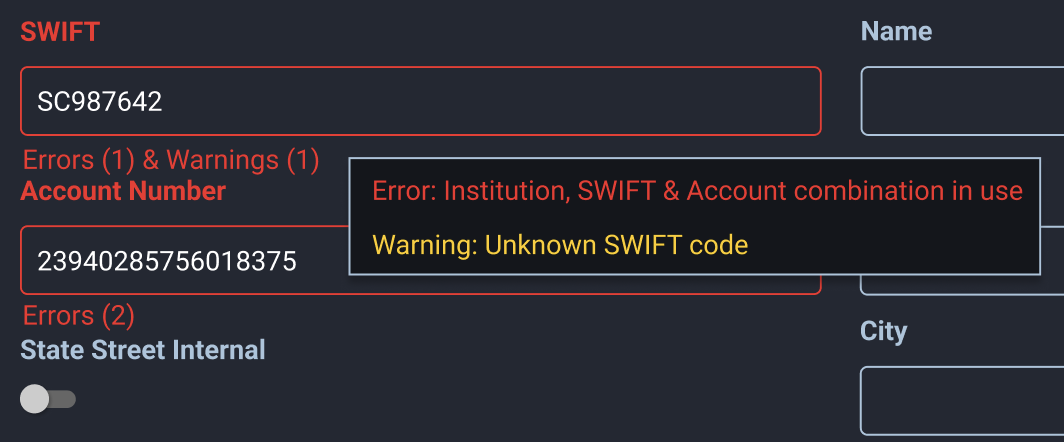 Multiple errors tooltip