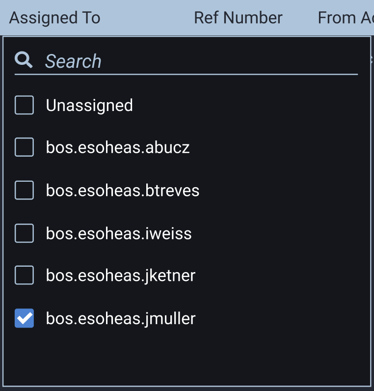 Assigning interface
